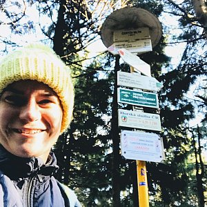 Andulka na vrcholu Čertův mlýn (23.11.2019 11:24)