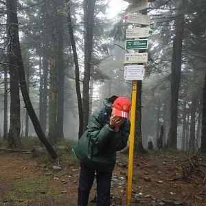 Michal Dimun na vrcholu Čertův mlýn (14.5.2020 11:34)