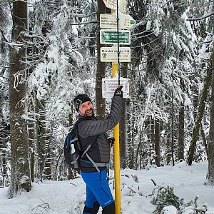 Radoss na vrcholu Čertův mlýn (2.1.2021 10:22)
