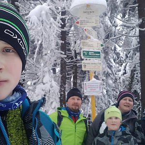 Kemo na vrcholu Čertův mlýn (10.1.2021 12:45)