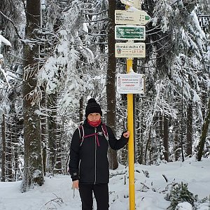 IG na vrcholu Čertův mlýn (2.1.2021 10:22)
