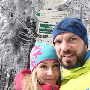Tomík na vrcholu Čertův mlýn (31.1.2021 12:13)