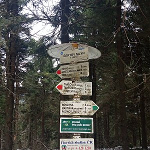 Radim na vrcholu Čertův mlýn (7.4.2019 11:20)