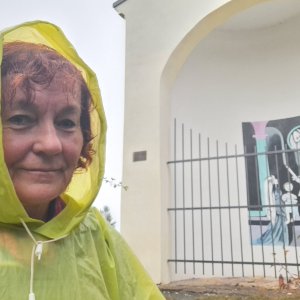 Horalka Anička na vrcholu Koukolova hora (27.10.2023)