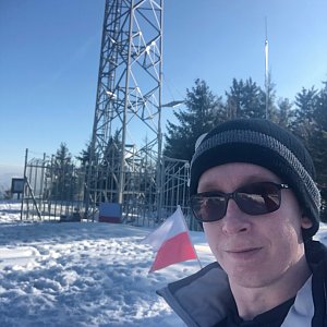 Honza Rotrekl na vrcholu Klimczok (21.2.2021 14:34)