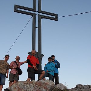 Divočák on the summit of Grimming (8.8.2020 20:00)