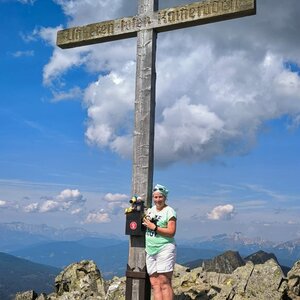 Ivetast na vrcholu Seekarspitze (31.8.2024 4:00)