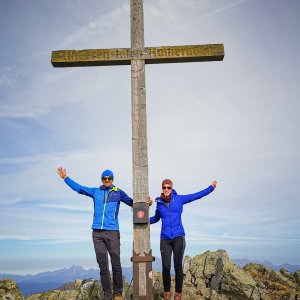 Jiří Králík on the summit of Seekarspitze (28.10.2024 11:21)