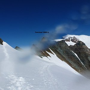 Jirka Zajko na vrcholu Feechopf (23.7.2012 9:50)