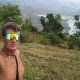 Jirka Hruška na vrcholu Bukit Watu Lengser