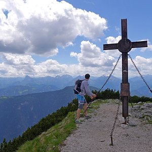 Jiří Králík on the summit of Hochkar (10.6.2017 13:03)