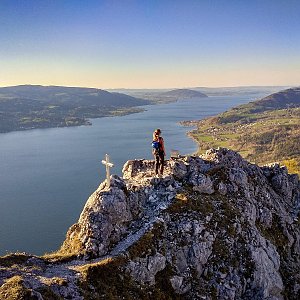 Jiří Králík na vrcholu Kleiner Schoberstein (19.4.2019 18:39)