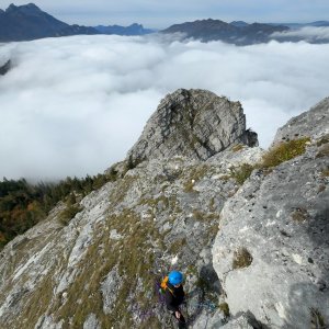 Nikola na vrcholu Grosser Schoberstein (19.10.2025 12:15)