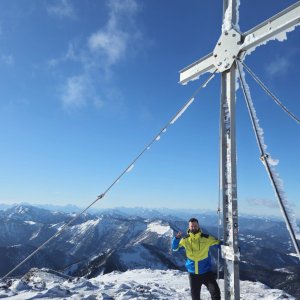 Blazik5 on the summit of Ötscher (4.1.2026 12:50)