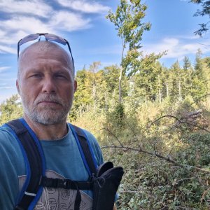 Rastislav Biarinec on the summit of Krupówka (15.9.2025 12:49)