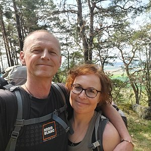 Jar Faldy on the summit of Kozelka (7.5.2022 10:21)