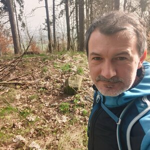 Petr Wendler na vrcholu Mandlová hora (31.3.2024 10:24)