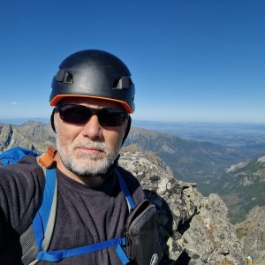 Rastislav Biarinec on the summit of Veľká Litvorová veža (21.9.2025 11:33)