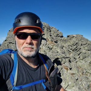 Rastislav Biarinec on the summit of Gerlachovská vežička (21.9.2025 11:07)