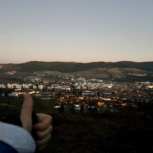 Any Vališová on the summit of Dubový vrch (29.12.2024 16:51)