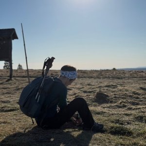 Majinka Badmood na vrcholu Vysoká hole (9.5.2026 18:00)