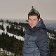 Láďa na vrcholu Schönbergfelsen (6.2.2021 16:30)