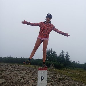 bebe na vrcholu Góra Pięciu Kopców (27.8.2021 12:48)