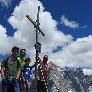 Divočák on the summit of Rötelstein (13.6.2020 13:00)