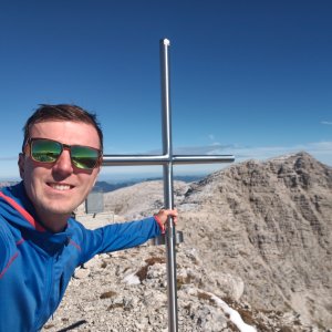 Jiří Králík on the summit of Liezener (26.9.2026 13:06)