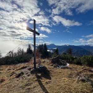 Nikola on the summit of Bodenwies (26.10.2025 9:00)