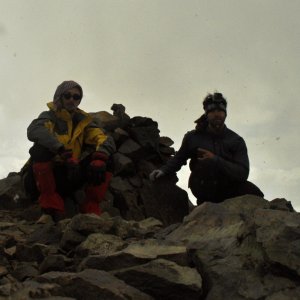 ThrasherVojti on the summit of Jbel Angmer (3.4.2015 15:15)