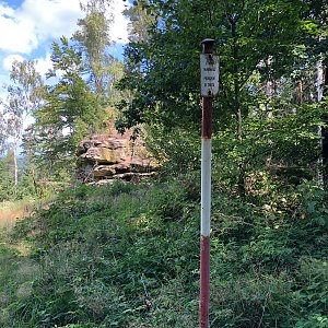 Radka D on the summit of Kamenec (15.8.2022 11:30)