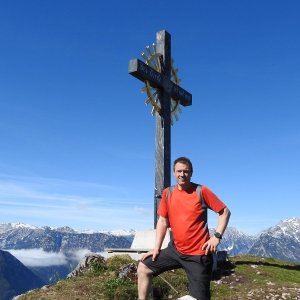 Divočák on the summit of Schwarzer Berg (8.5.2026 9:37)