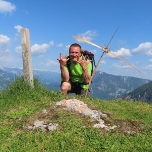 Divočák on the summit of Sonnenwendkogel (24.5.2026 16:12)