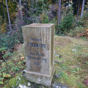 Nojby on the summit of Weißer Stein (16.10.2025 13:35)