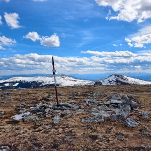 Jiří Králík on the summit of Speikkogel (6.4.2026 15:03)