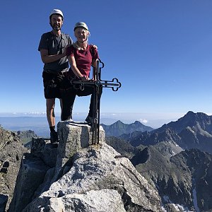 Marcell na vrcholu Gerlachovský štít (4.7.2022 3:03)