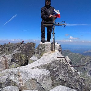 Jirka M. na vrcholu Gerlachovský štít (10.7.2020 12:11)