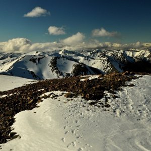 ThrasherVojti on the summit of Mount Cloudsley (16.9.2017 0:00)