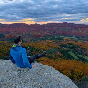Jiří Králík na vrcholu Regéci-várhegy (28.10.2025 16:18)