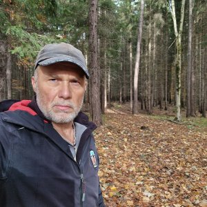 Rastislav Biarinec on the summit of Kramáriská (25.10.2025 14:03)