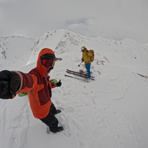 David Ryšavý on the summit of Schispitzl (30.3.2026 11:24)