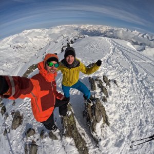 David Ryšavý on the summit of Torspitze (28.3.2026 15:27)