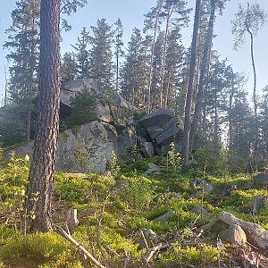 Cyklista 73 on the summit of Vyklestilka (20.5.2023 6:57)