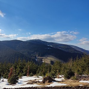 Jana F na vrcholu Obidová (16.3.2023 15:14)