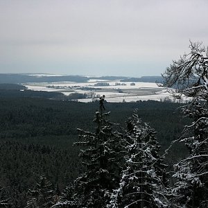 Bouřka na vrcholu Vidický vrch (11.12.2021 14:48)