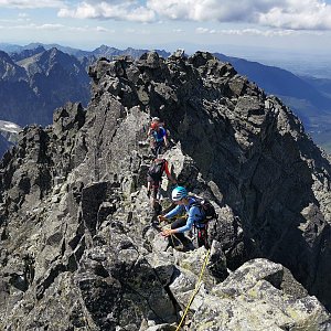 Martin Horáček na vrcholu Lavínový štít (30.7.2020 11:17)