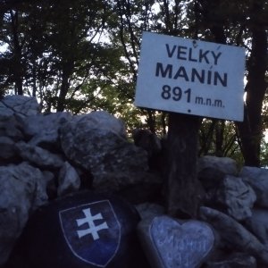 Martin on the summit of Veľký Manín (7.8.2026 20:42)