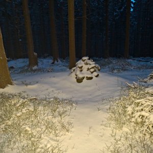 Cyklista 73 on the summit of Suchý kopec (1.1.2026 7:29)