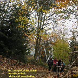 Jirka Zajko na vrcholu Javorová skála (1.11.2018 15:08)